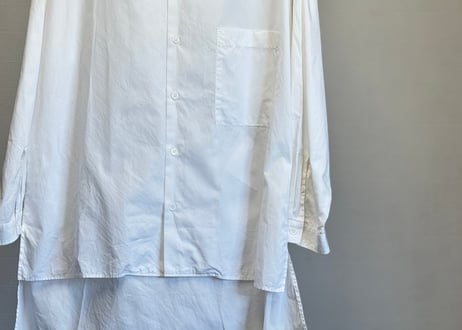 yohjiyamamot pour homme over size long shirt