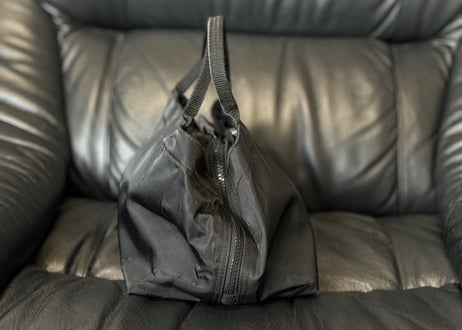jilsander nylon rogo bag