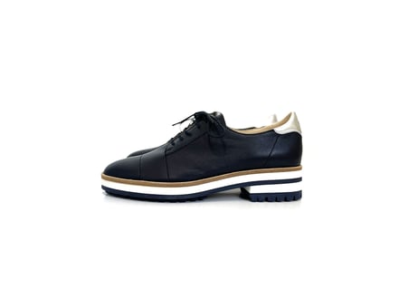 2019ss jilsander navy leather shose 41 dead stock