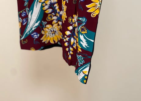 2014ss prada botanical pattern tops dead stock