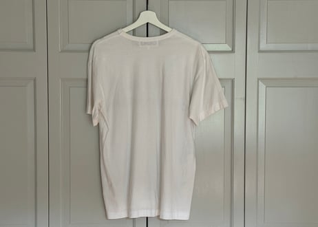 comme des garçons logo tops
