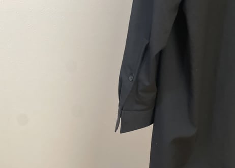yohji yamamoto over size long coat dead stock