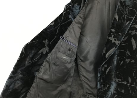 gucci silk jacket dead stock