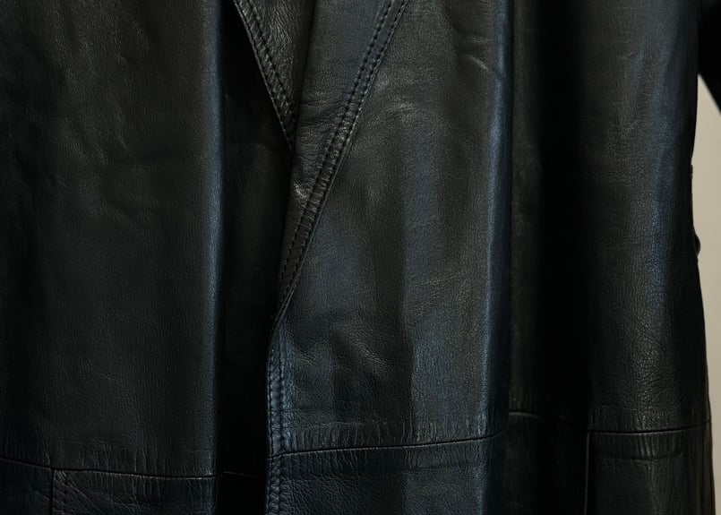 最高級 ロエベ LOEWE セームレザー コート レザーロングコート 38 最高級 ロエベ LOEWE セームレザー コート レザーロングコート