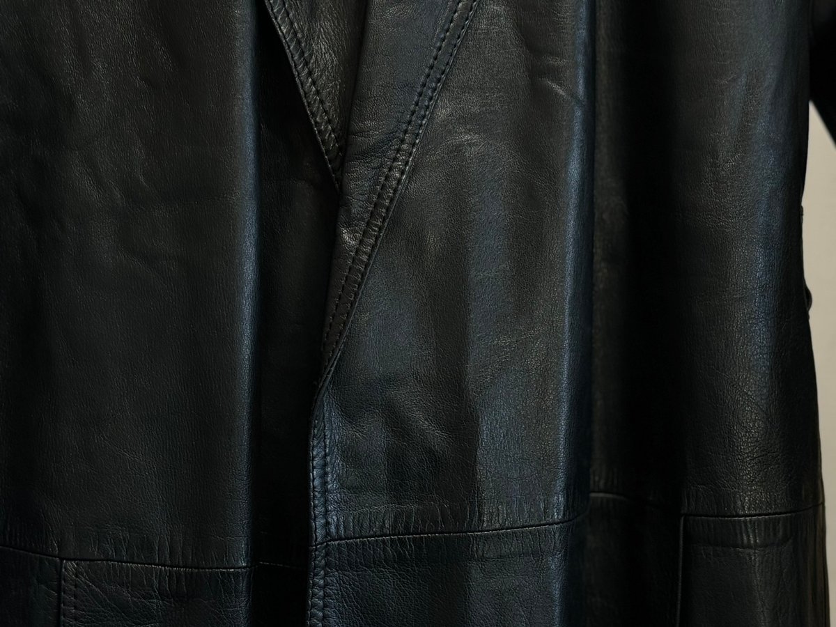 ⭐︎最高級⭐︎LOEWE ラムレザーコート ナッパレザー 着丈85cm サイズ38 loewe leather long coat | weekend tokyo