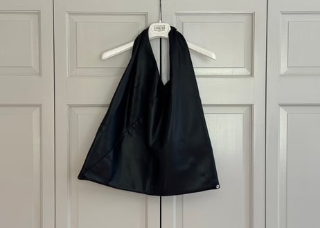 mm6 maison margiela fake leather japanese bag