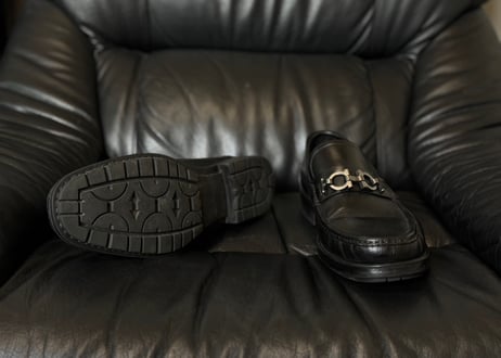 salvatore ferragamo gancini leather  loafers