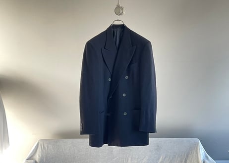80s giorgio armani double stripe set up suit