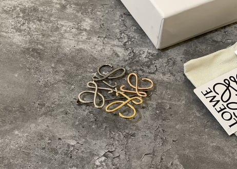 loewe 2022aw anagram brooch dead stock