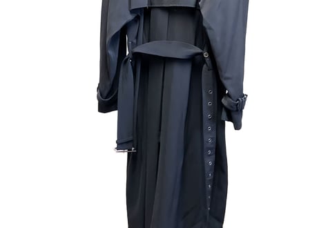 yves saint laurent rive gauche made in Flance trench coat