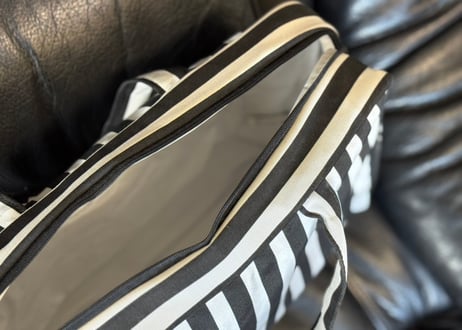 dior stripe bag