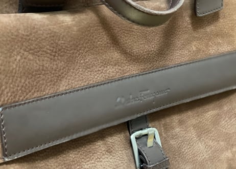 salvatore ferragamo leather bag