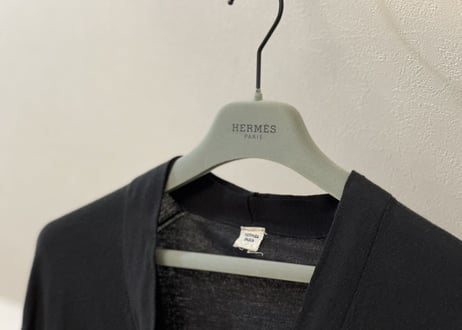 hermes 00s black knit cardigan