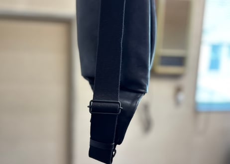 cornelian taurus leather shoulder bag