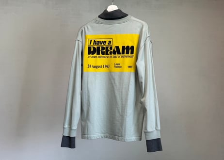 louis vuitton by "Virgil Abloh" knit layered sweat