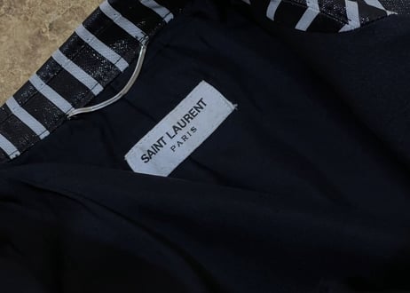 saint laurent paris 2013aw coating jacket dead stock