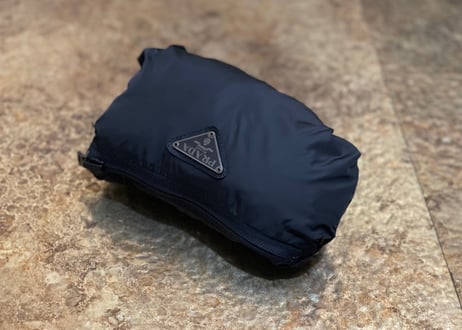 prada pocketable nylon coat