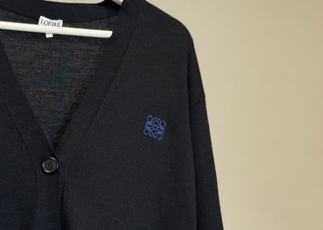 loewe 2024ss anagram cardigan dead stock
