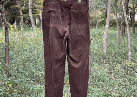burberry corduroy wide pants
