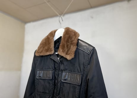 prada boa coat