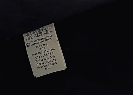 maison margiela ”replica 1970s”  leather bag