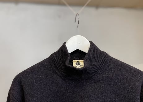 80-90s lanvin  high necked knit