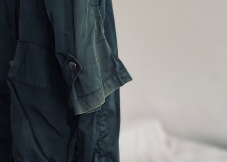 mm6 maison margiela green linght coat