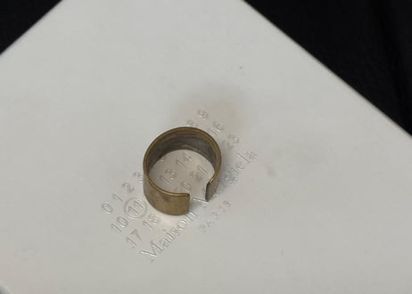 maison margiela antique finish ring #c