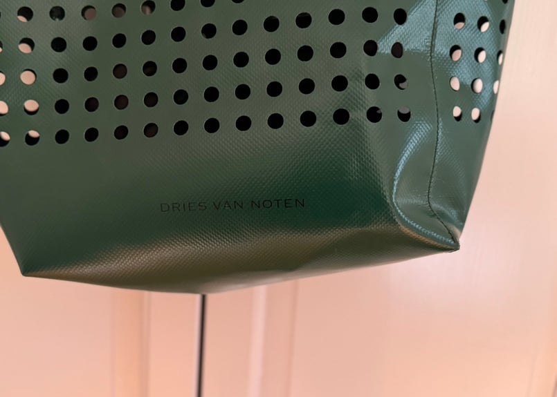 dries van noten punching logo bag | weekend tokyo
