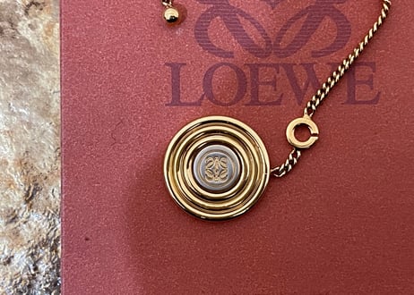 loewe vintage logo charm