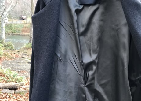 young min over size long coat