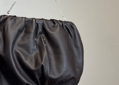 maison margiela "ここのえ最終期" leather chain shoulder bag
