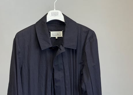 maison margiela pleats coat