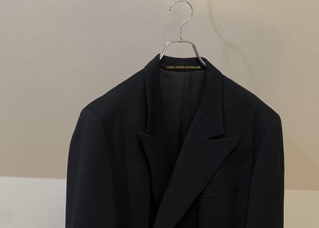 80-90s cashmere wool made in germany double long coat #7