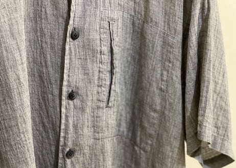 issey miyake linen shirt