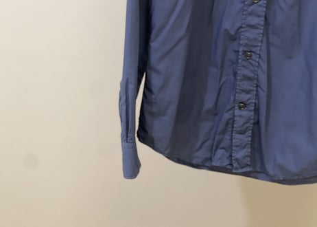 maison margiela 2014ss shirt dark blue