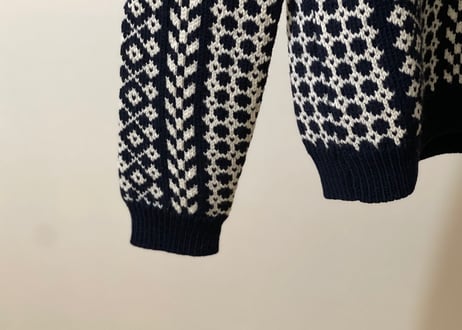 raf simons jacquard knit