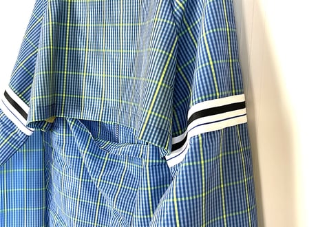 2019ss maison margiela over size check jacket dead stock