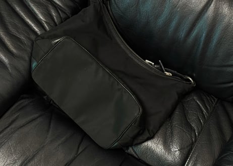 prada nylon logo bag