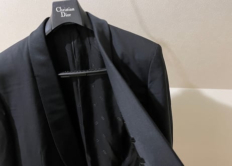 dior made in Italy tuxedo jacket
