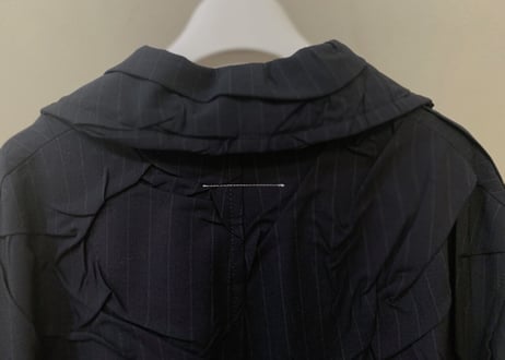 mm6 maison margiela 2020aw crash trench coat 42 dead stock