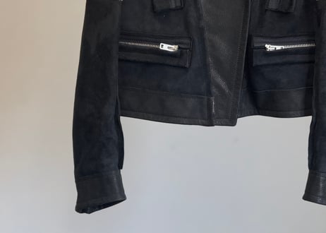 maison margiela leahter double jacket dead stock