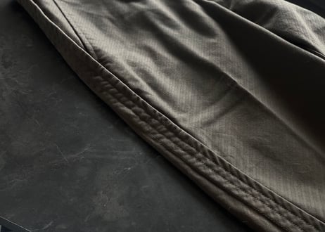 comme des garcons homme plus evergreen side seam pants