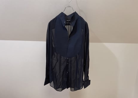 giorgio armani 2018ss sheer shirt
