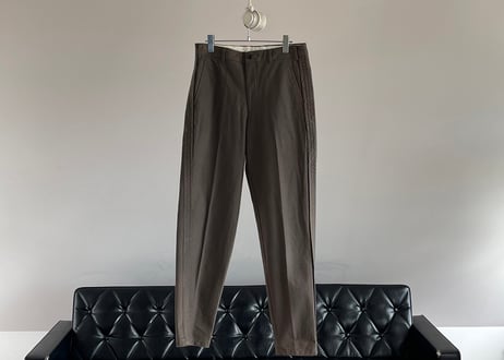 comme des garcons homme plus evergreen side seam pants