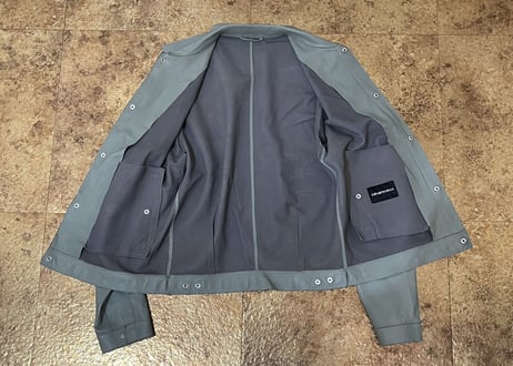 emporio armani sheep leather shirt jacket
