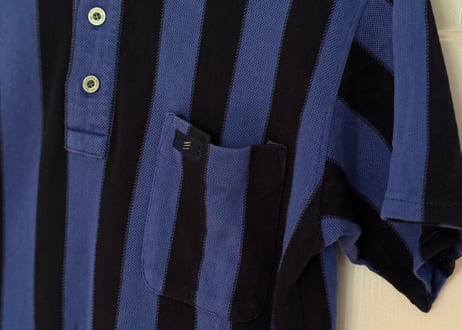balenciaga stripe BB logo shirt