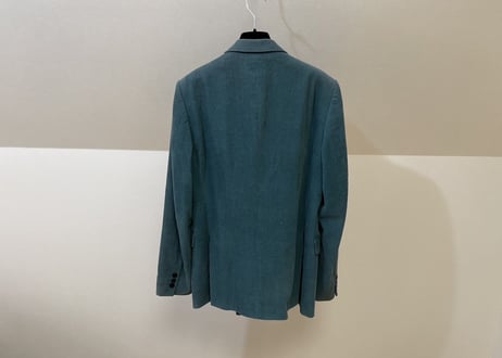 driesvannoten corduroy green double jacket