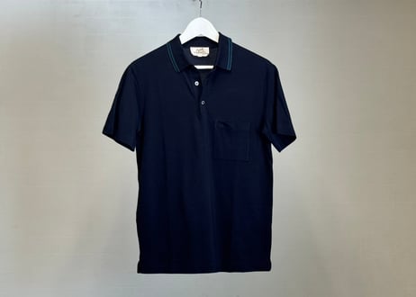 hermes 2024ss "H logo" polo shirt