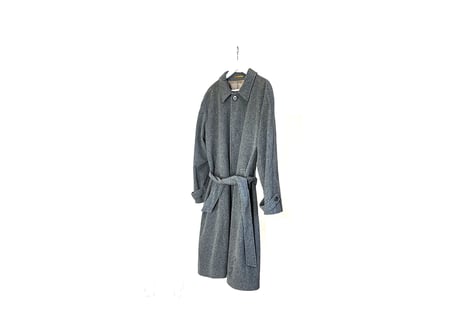yves saint laurent  cashmere wool belt coat